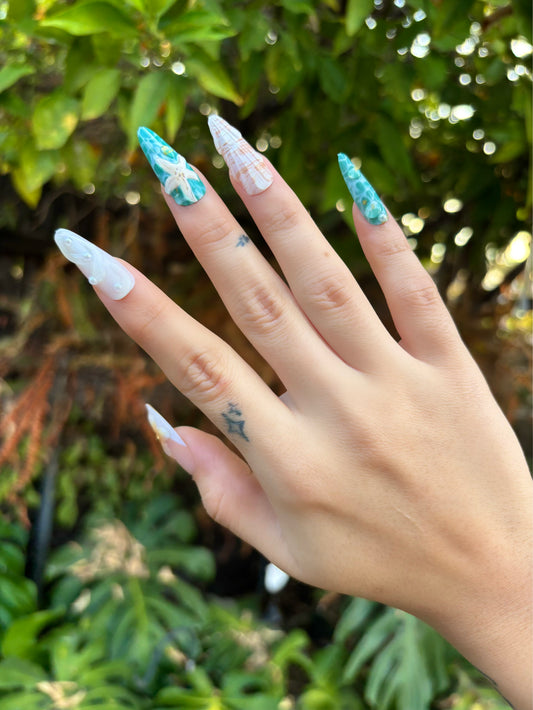 Turquoise water set